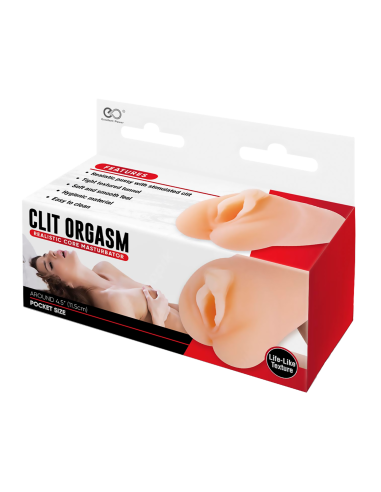 NMC 4.5 INCH REALISTIC MASTURBATOR WITH STIMULATED CLIT